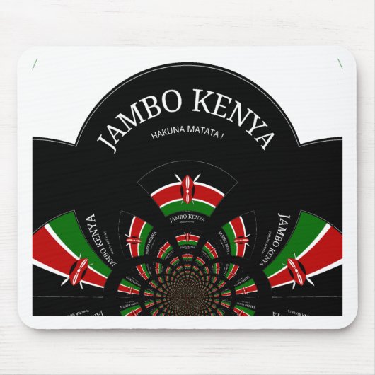 Creëer je eigen Hakuna Matata Jambo Kenya Muismat (Voorkant)