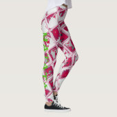 Creëer Je eigen Hakuna Matata plein, uniek rood Leggings (Rechts)