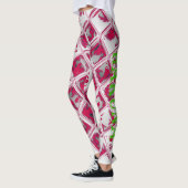Creëer Je eigen Hakuna Matata plein, uniek rood Leggings (Links)