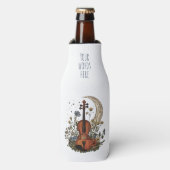 Creëer je eigen halvemaan sonate op viool flesjeskoeler (Fles Voorkant)