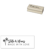 Creëer je eigen handgemaakt met liefde rubberstempel (Gestempeld)