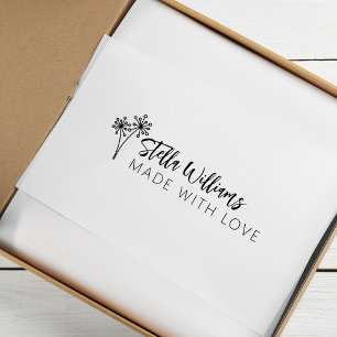 Creëer je eigen handgemaakt met liefde rubberstempel