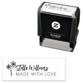 Creëer je eigen handgemaakt met liefde  zelfinktende stempel (In situ)