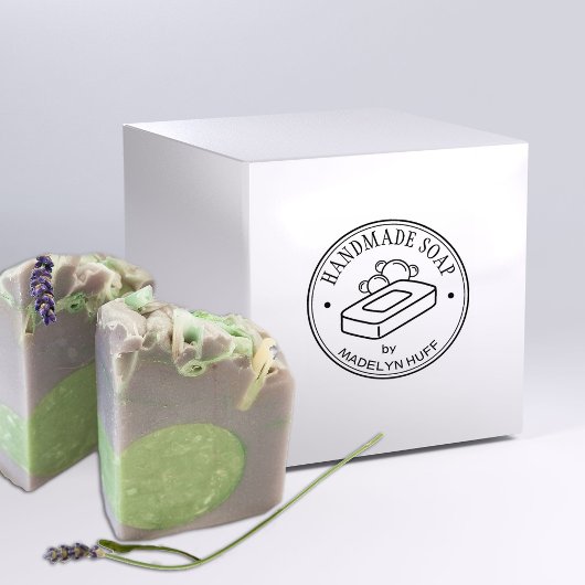 Creëer je eigen handgemaakte zeep rubberstempel