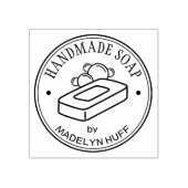Creëer je eigen handgemaakte zeep rubberstempel (Afrduk)