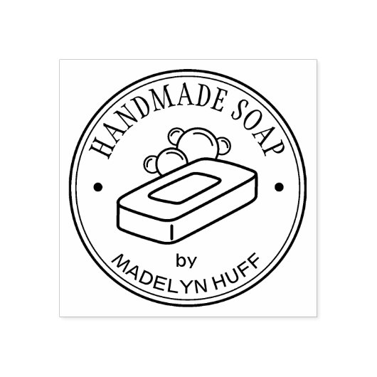 Creëer je eigen handgemaakte zeep rubberstempel (Afrduk)
