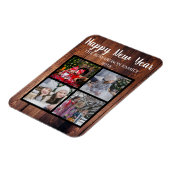 Creëer je eigen Happy New Year fotocollage Magneet (Linkerzijde)