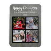 Creëer je eigen Happy Nieuwjaar foto Magneet (Verticaal)