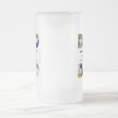 Creëer je eigen Happy vaders dag 6 fotocollage Matglas Bierpul (Center)