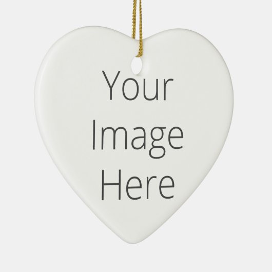 Creëer Je eigen hartversiering Keramisch Ornament (Rechts)