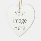 Creëer Je eigen hartversiering Keramisch Ornament (Links)