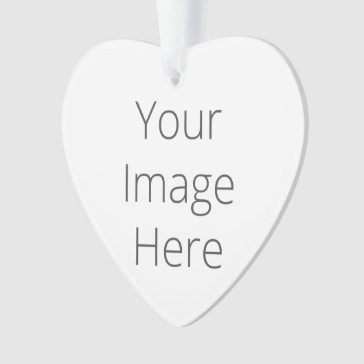 Creëer Je eigen hartversiering Ornament (voorkant)