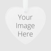 Creëer Je eigen hartversiering Ornament (voorkant)