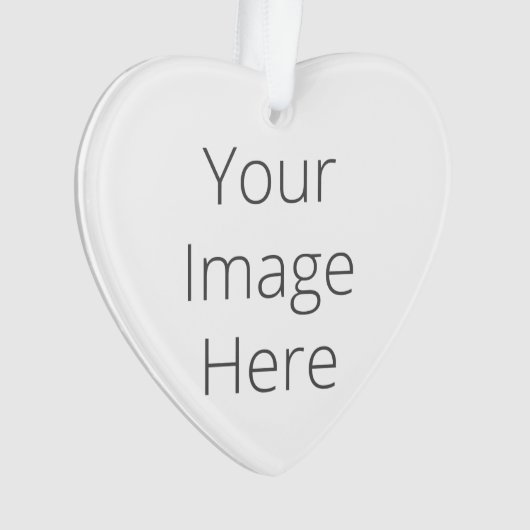 Creëer Je eigen hartversiering Ornament (voorkant)