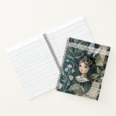 Creëer Je Eigen Heggewicht Vlinder Botanisch Notitieboek (Binnen)