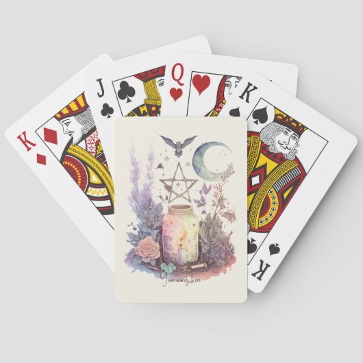 Creëer Je Eigen Hemellichaam Pokerkaarten (Achterkant)