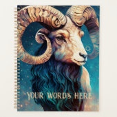 Creëer Je eigen hemellichaam Ram Zodiac Planner (Voorkant)