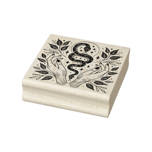 Creëer Je Eigen Hemelse Bloemenslang Magie Rubberstempel (Stempel)