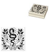 Creëer Je Eigen Hemelse Bloemenslang Magie Rubberstempel (Gestempeld)