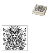 Creëer je eigen Hemelse Fee Grimoire Magie Rubberstempel (Gestempeld)