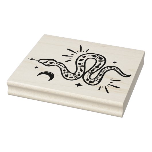 Creëer Je Eigen Hemelse Gespikkelde Slang Rubberstempel (Stempel)