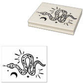 Creëer Je Eigen Hemelse Gespikkelde Slang Rubberstempel (Gestempeld)