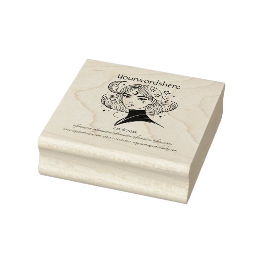 Creëer Je Eigen Hemelse Halvemaan Magie Rubberstempel (Stempel)