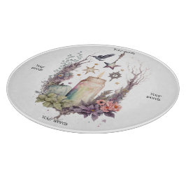 Creëer Je Eigen Hemelse Herfst Glas Altaar Bord Snijplank