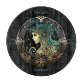 Creëer Je Eigen Hemelse Maagd Glas Altaar Bord Snijplank (Voorkant)
