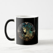 Creëer Je eigen hemelse Maagd Zodiac Magische Mok (Links)