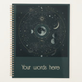 Creëer Je eigen hemelse manen Planner (Voorkant)