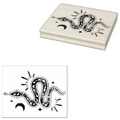 Creëer Je Eigen Hemelse Stam Slang Rubberstempel (Gestempeld)