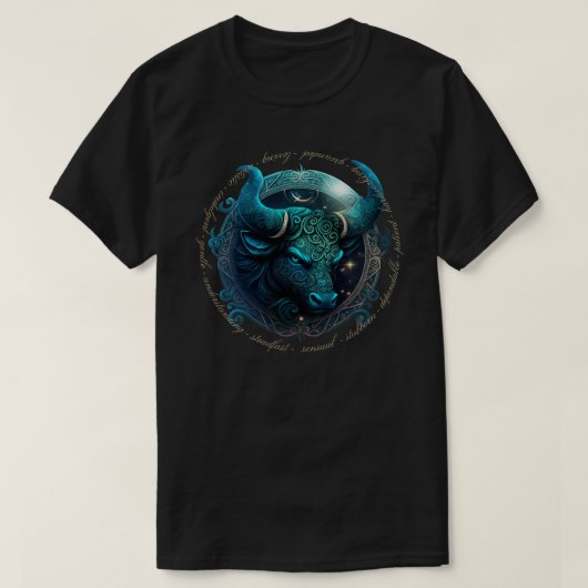 Creëer Je eigen hemelse taurus zodiac T-shirt (Design voorkant)