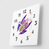 Creëer je eigen Herfst herfst markeringsseizoenen  Vierkante Klok (Hoek)