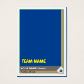 Creëer je eigen honkbalkaart!!! visitekaartje (Voorkant)