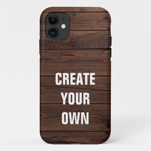 Creëer je eigen houten vloer zien Case-Mate iPhone case (Achterkant)