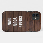 Creëer je eigen houten vloer zien Case-Mate iPhone case (Achterkant (horizontaal))