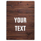 Creëer je eigen houten vloer zien klembord (Achterkant)