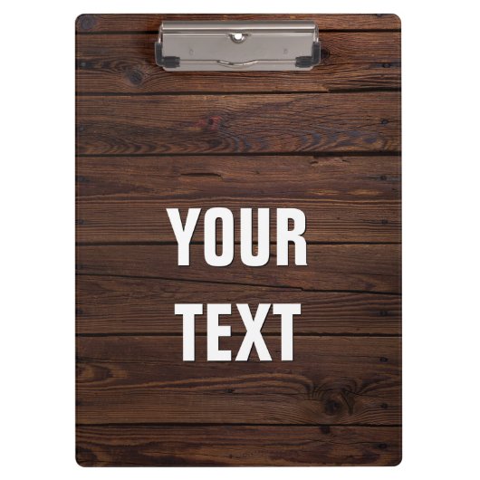 Creëer je eigen houten vloer zien klembord (Voorkant)
