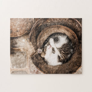 Creëer je eigen huis - kattenbonp legpuzzel