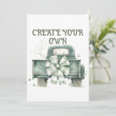 Creëer Je eigen huwelijk Kaart (Staand voorkant)