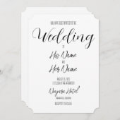 Creëer Je eigen huwelijk Kaart (Voorkant / Achterkant)