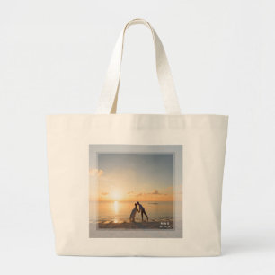Creëer Je eigen huwelijksfoto op maat Grote Tote Bag