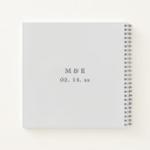 Creëer Je eigen huwelijksfoto op maat Notitieboek (Achterkant)