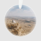 Creëer Je eigen huwelijksfoto op maat Ornament (voorkant)