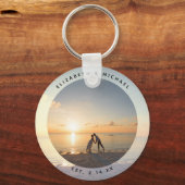 Creëer Je eigen huwelijksfoto op maat Sleutelhanger (Voorkant)