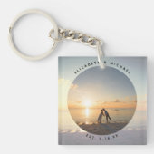 Creëer Je eigen huwelijksfoto op maat Sleutelhanger (Voorkant)