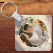 Creëer Je eigen huwelijksfoto op maat Sleutelhanger (Voorkant)