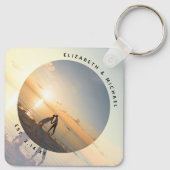 Creëer Je eigen huwelijksfoto op maat Sleutelhanger (Achterkant)