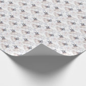 Creëer Je eigen Hygge Fairy & Snowflakes Cadeaupapier (Hoek)